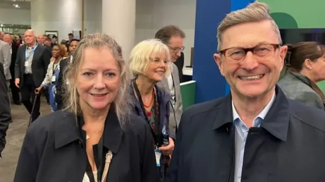 Pic of Jackie and Steve Allen at the Conservative Party conference