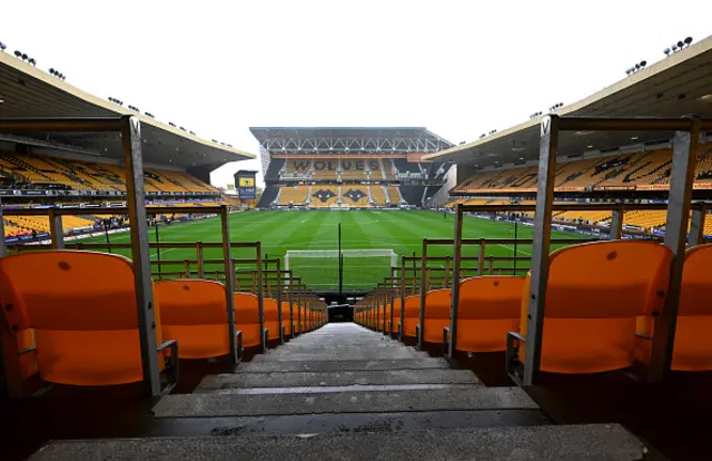 Molineux inside the stadium