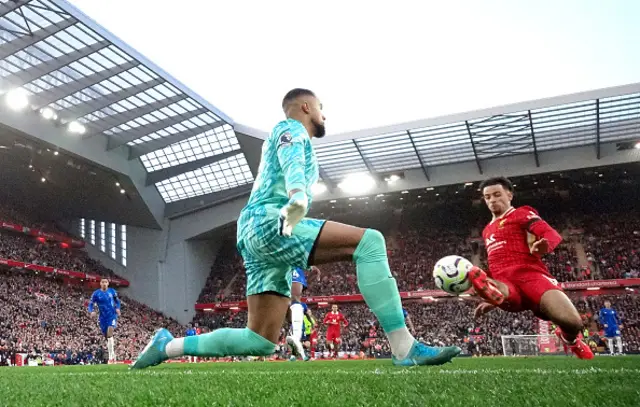 Curtis Jones scores Liverpool's second goal