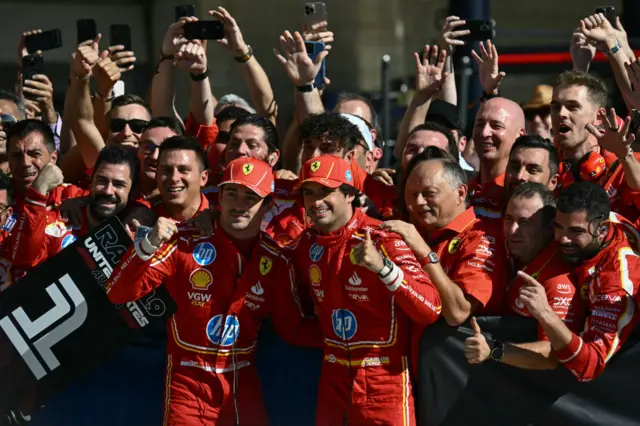 Charles Leclerc and Carlos Sainz