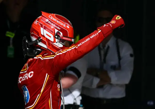 Charles Leclerc at the US GP.