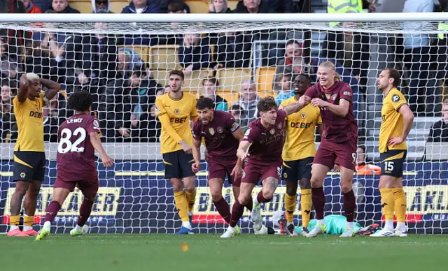 John Stones of Manchester City celebrates