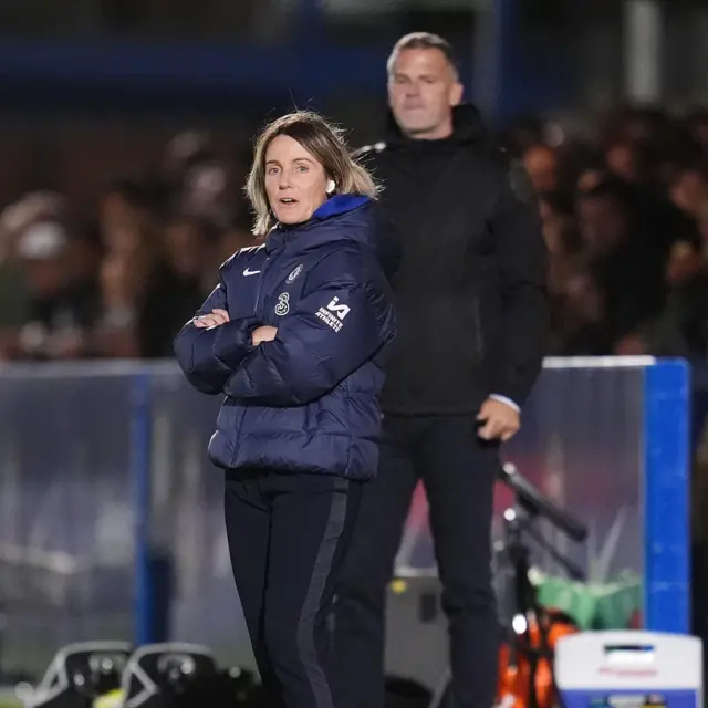 Bompastor watches on from the touchline