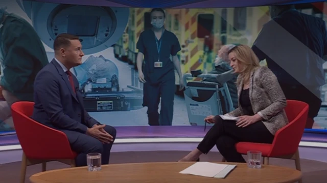 Wes Streeting and Laura Kuenssberg on Sunday with Laura Kuenssberg show