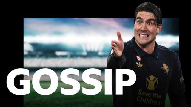 Dusan Vlahovic in the Gossip graphic