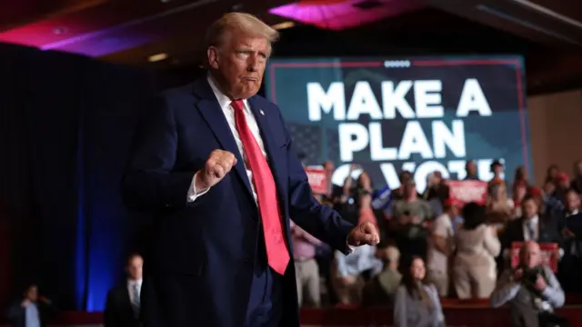 Trump speaking in North Carolina