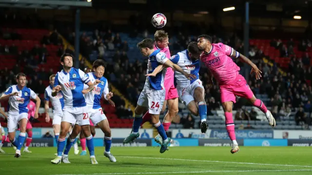 Blackburn v West Brom match action