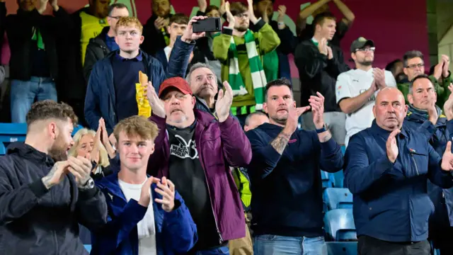 Plymouth fans at Millwall