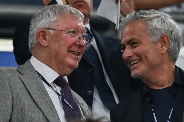 Sir Alex Ferguson and Jose Mourinho
