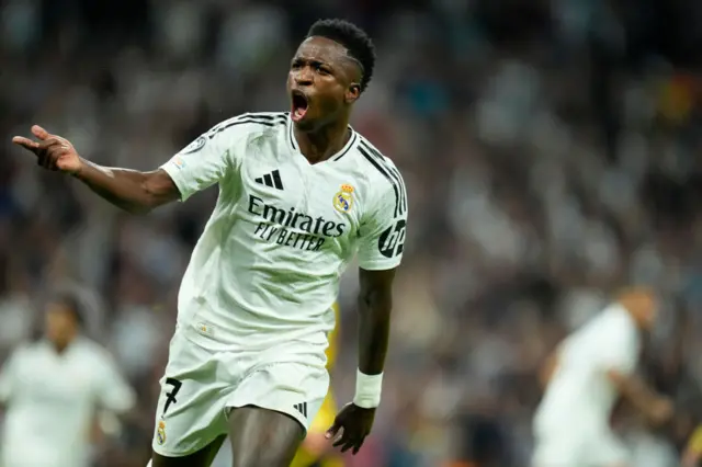 Vinicius Junior celebrating