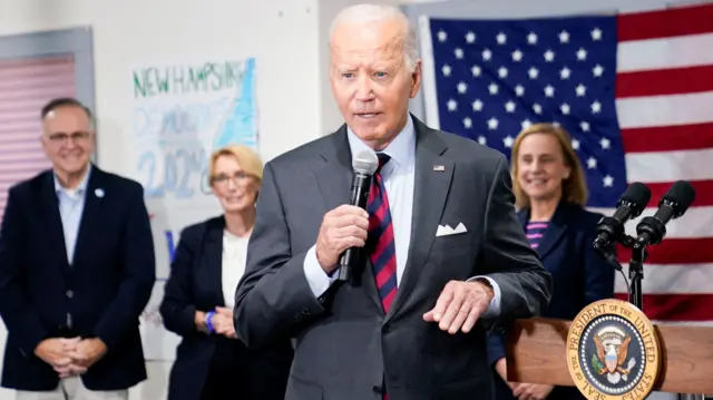 Joe Biden in New Hampshire