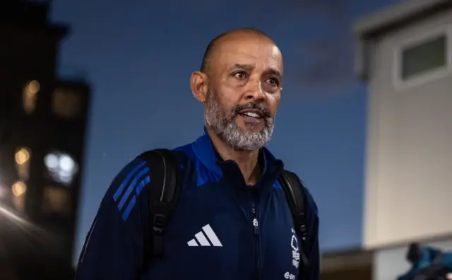 Nuno Espirito Santo arriving at the stadium