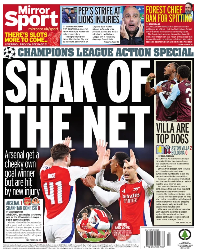 Mirror back page