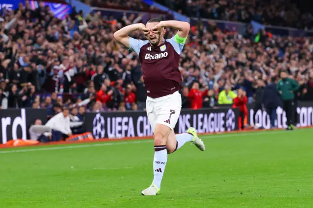 John McGinn celebrates