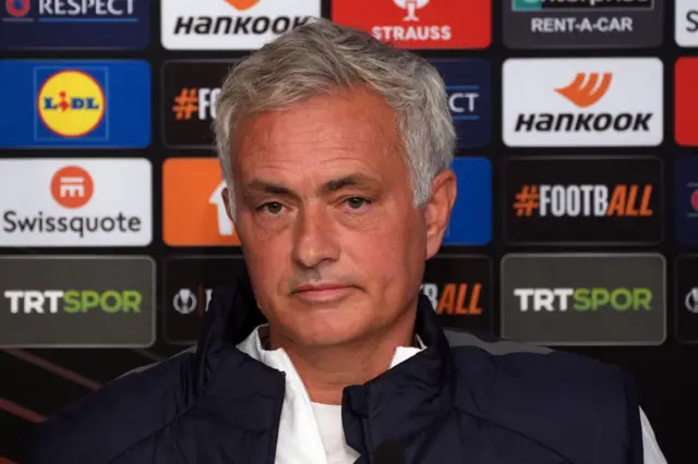 Jose Mourinho at his press conference