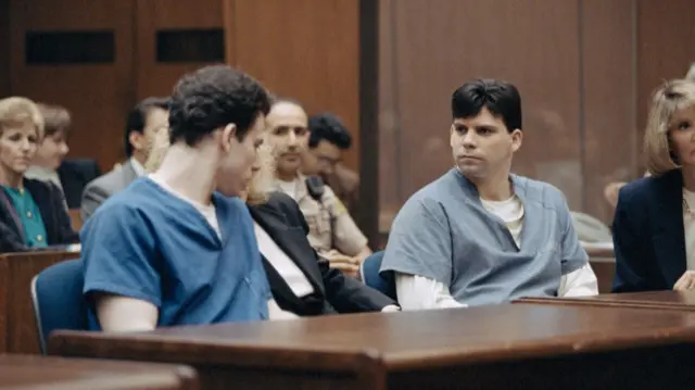 Erik and Lyle Menendez in court