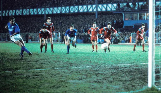 Ally McCoist scored a penalty in a 2-1 second leg win at Ibrox