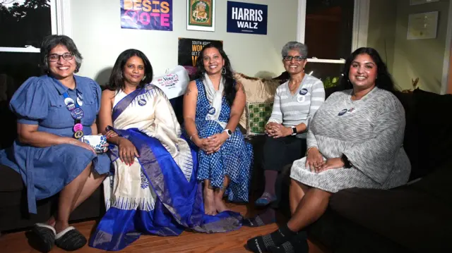 Chitthi Brigade: The Indian American women rallying behind Kamala Harris