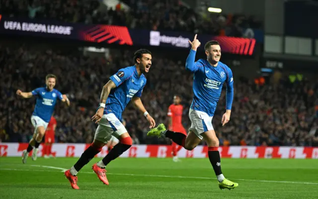 Tom Lawrence celebrates after scoring the opening goal