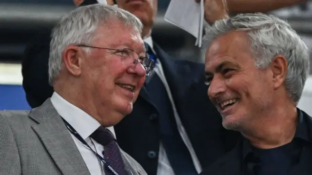 Jose Mourinho and Sir Alex Ferguson