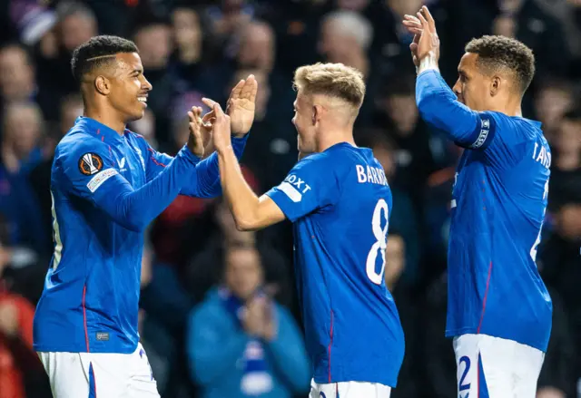 Rangers were comfortable winners at Ibrox