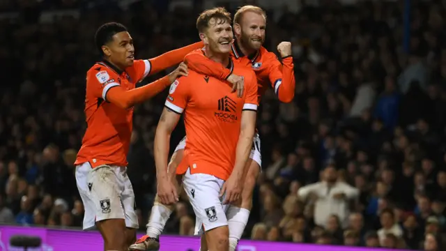 Michael Smith celebrates goal