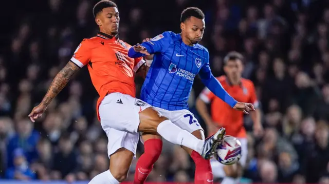 Sheffield Wednesday Portsmouth match action