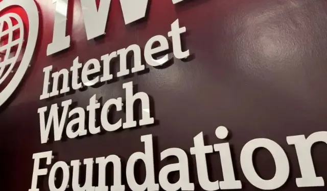 a red sign which reads Internet Watch Foundation