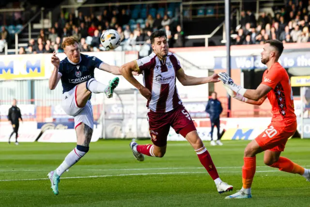 Simon Murray scores for Dundee against St Johnstone