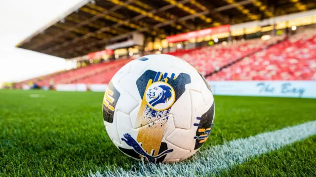 ABERDEEN, SCOTLAND - OCTOBER 26: A general view during a William Hill Premiership match between Aberdeen and Dundee United at Pittodrie Stadium, on October 26, 2024, in Aberdeen, Scotland. (Photo by Alan Harvey / SNS Group)