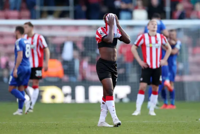 Southampton dejected