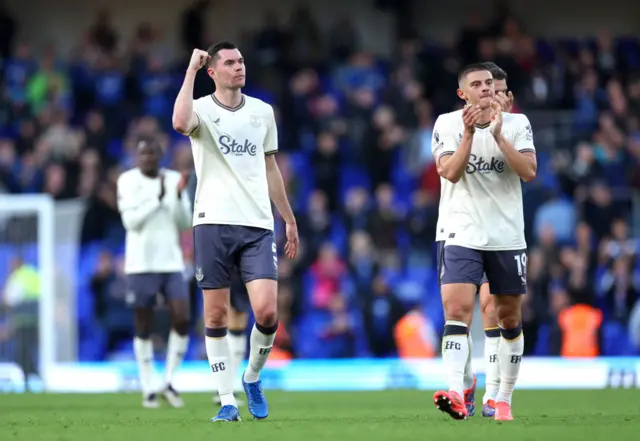 Everton celebrate