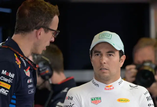 Sergio Perez at the Mexican GP.