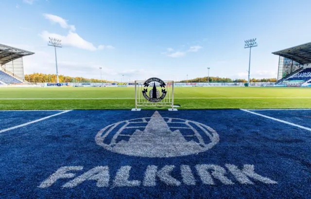 A general view of the Falkirk Stadium