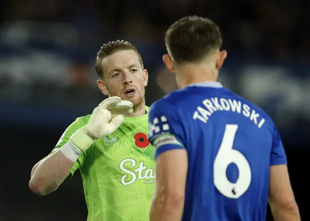 Pickford and Tarkowski talk