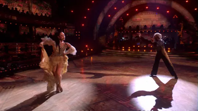 Shayne Ward and Nancy Xu dancing the Paso Doble