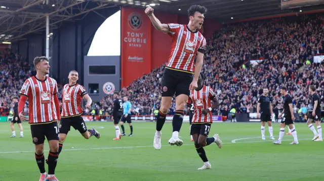 Kieffer Moore celebrates scoring