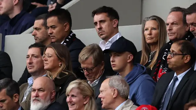 Gary Neville at The Valley