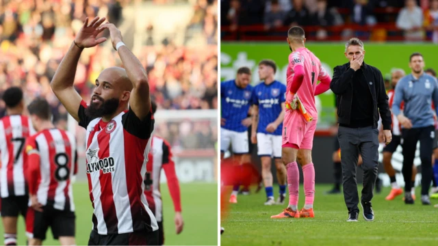 Bryan Mbeumo and Kieran McKenna