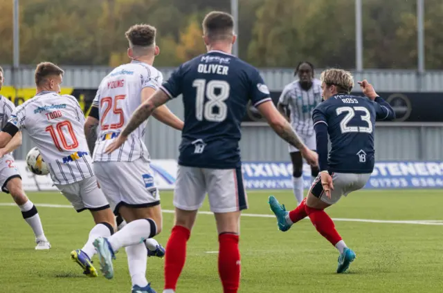 Falkirk score against Dunfermline Athletic