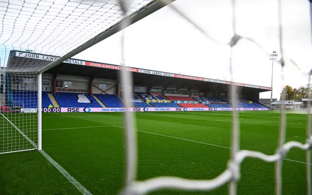 A general view of Ross County's stadium