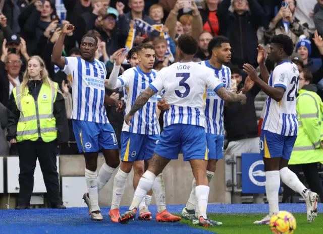 Brighton celebrate