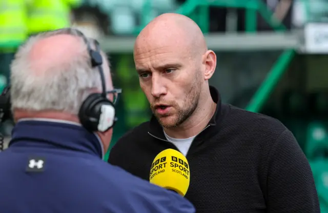 Gray speaking to BBC Scotland pre-match