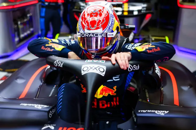 Max Verstappen at the Mexico GP.