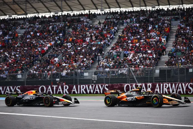 lando norris and max verstappen