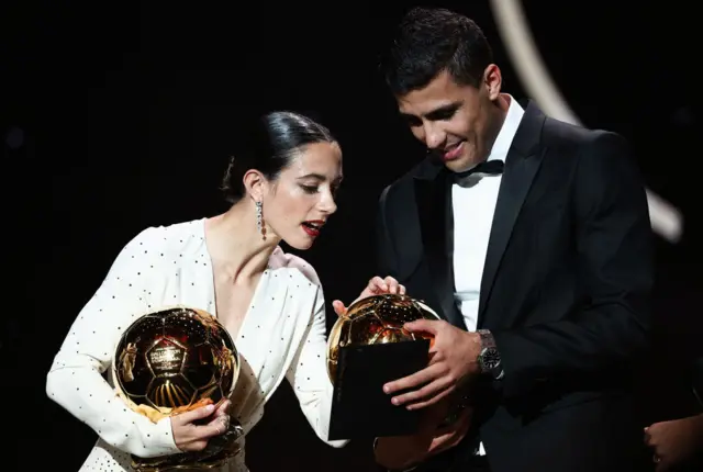 Ballon Dor 2024 Live Rodri And Aitana Bonmati Win Top Awards Harry