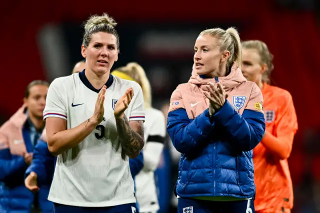 Millie Bright and Leah Williamson