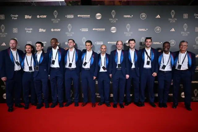 French blind football team