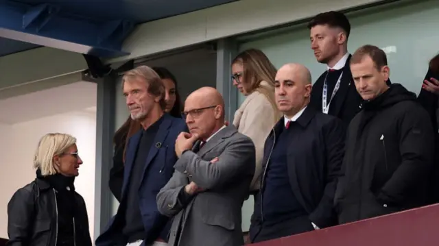 Sir Jim Ratcliffe, owner of Manchester United, Sir Dave Brailsford