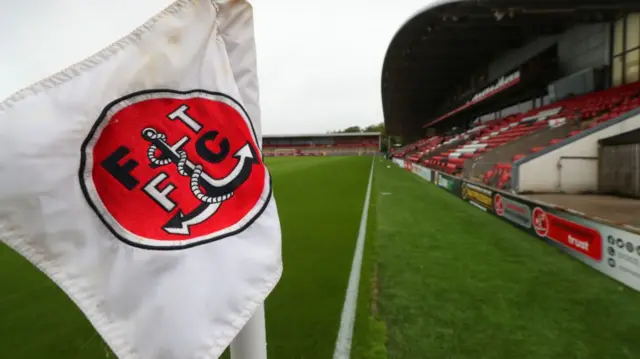 Photo of Fleetwood Town's corner flag